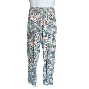 Women Jenni Intimates Palm Print Pull-On Waist Joggers Pants - Sz L